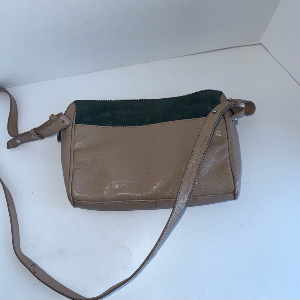 POUR LA VICTOIRE east west two tone leather shoulder bag - Picture 6 of 6